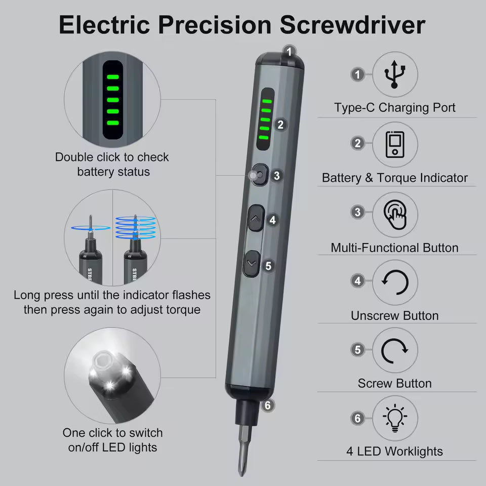 Electric Screwdriver Set 68 in 1