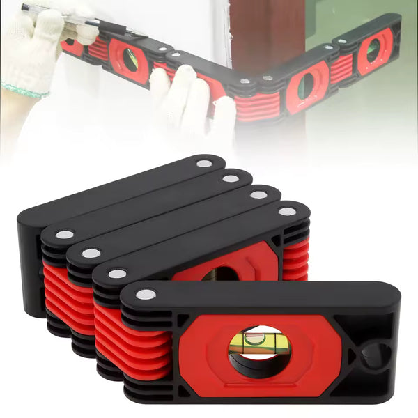 28-Inch Foldable Level Tool - 5-Section Magnetic Level With 4 - View #2